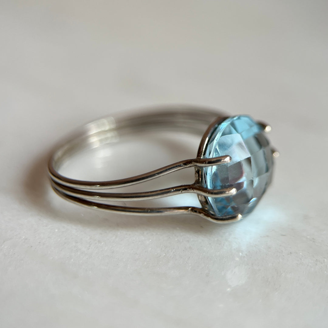 Anillo de Topacio en Plata