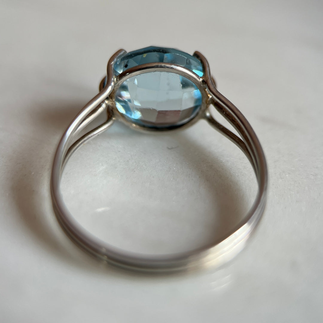 Anillo de Topacio en Plata