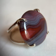 Anillo de Ágata en Plata