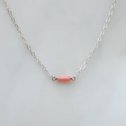 Mini Plata Coral Rosa