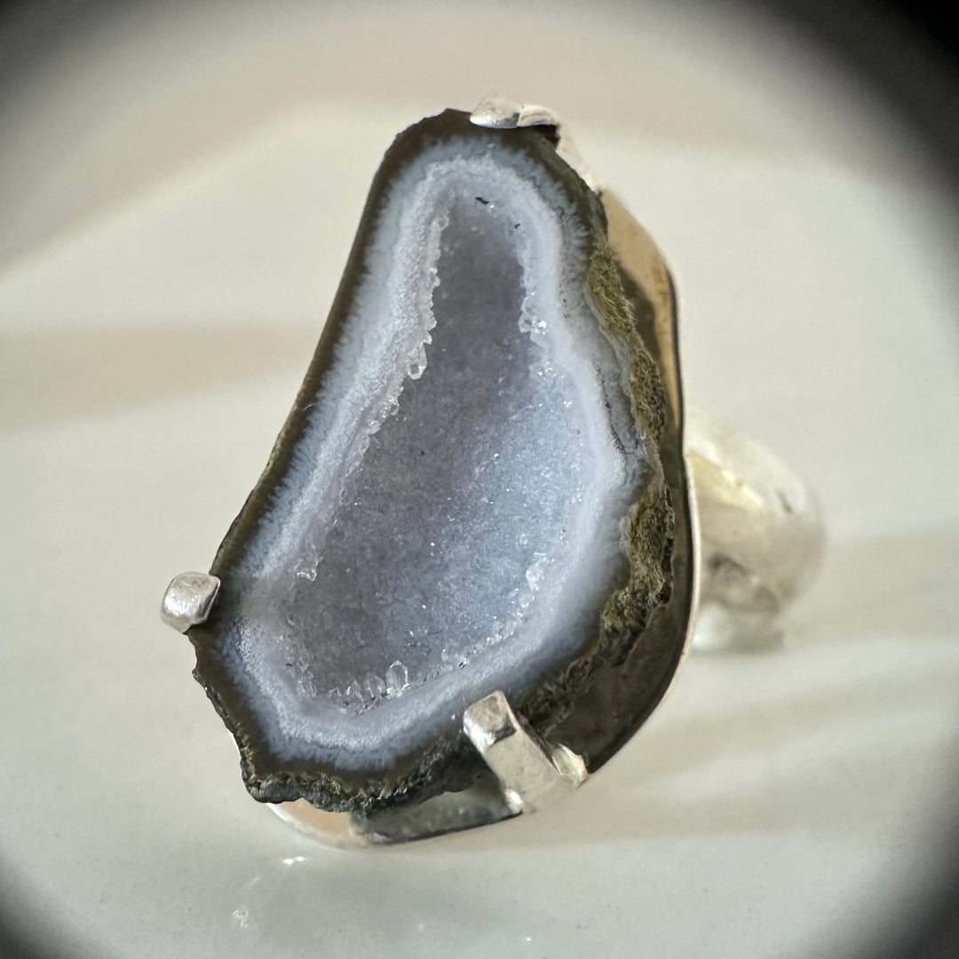 Anillo de Geoda Gris