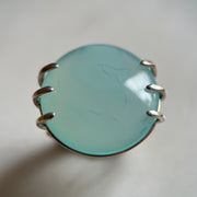 Anillo de Ónix Cielo en Plata