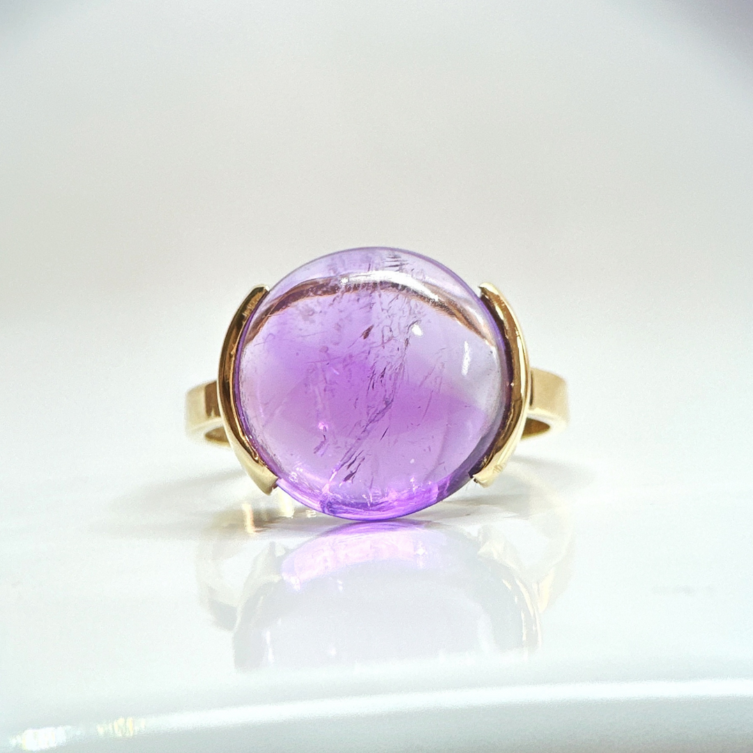 Anillo de Amatista en Oro