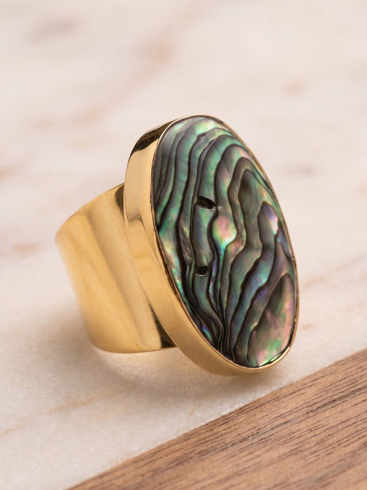 Anillo de Concha de Abulón