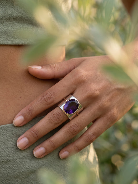 Anillo Amatista Obispo