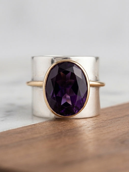 Anillo Amatista Obispo