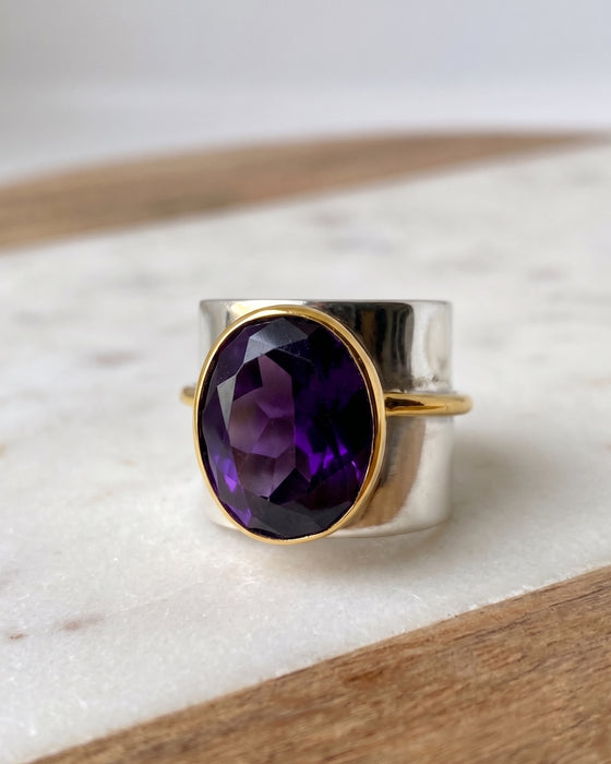 Anillo Amatista Obispo
