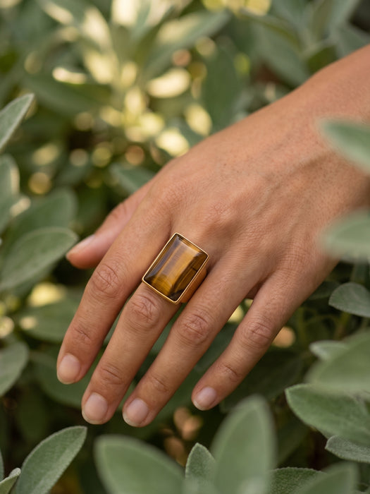 Anillo de Ojo de Tigre