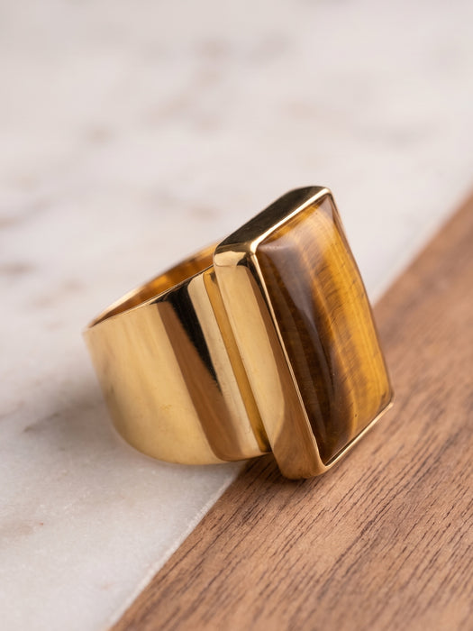 Anillo de Ojo de Tigre
