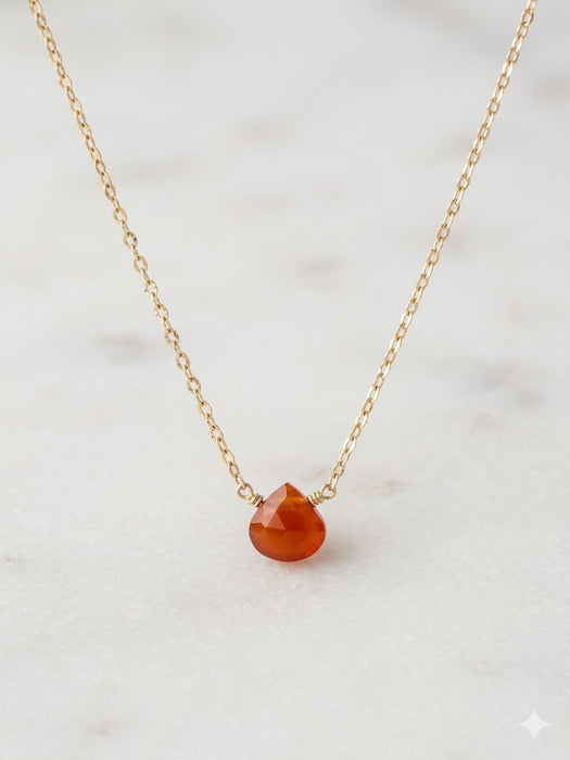 MINI / Oro / Ágata Cornalina