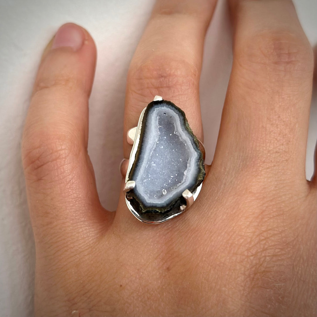 Anillo de Geoda Gris