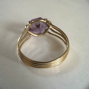 Anillo de Amatista en Oro 14K