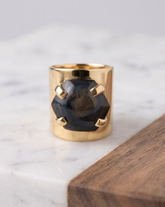 Anillo de Obsidiana Arcoíris