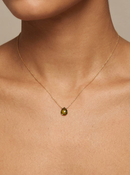 MINI / Oro / Circonia Verde